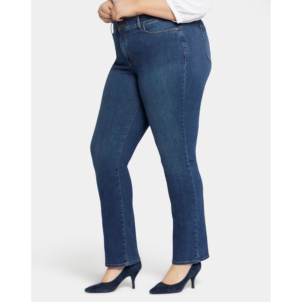 NYDJ Marilyn Straight Jeans Dark Wash, Size 22W